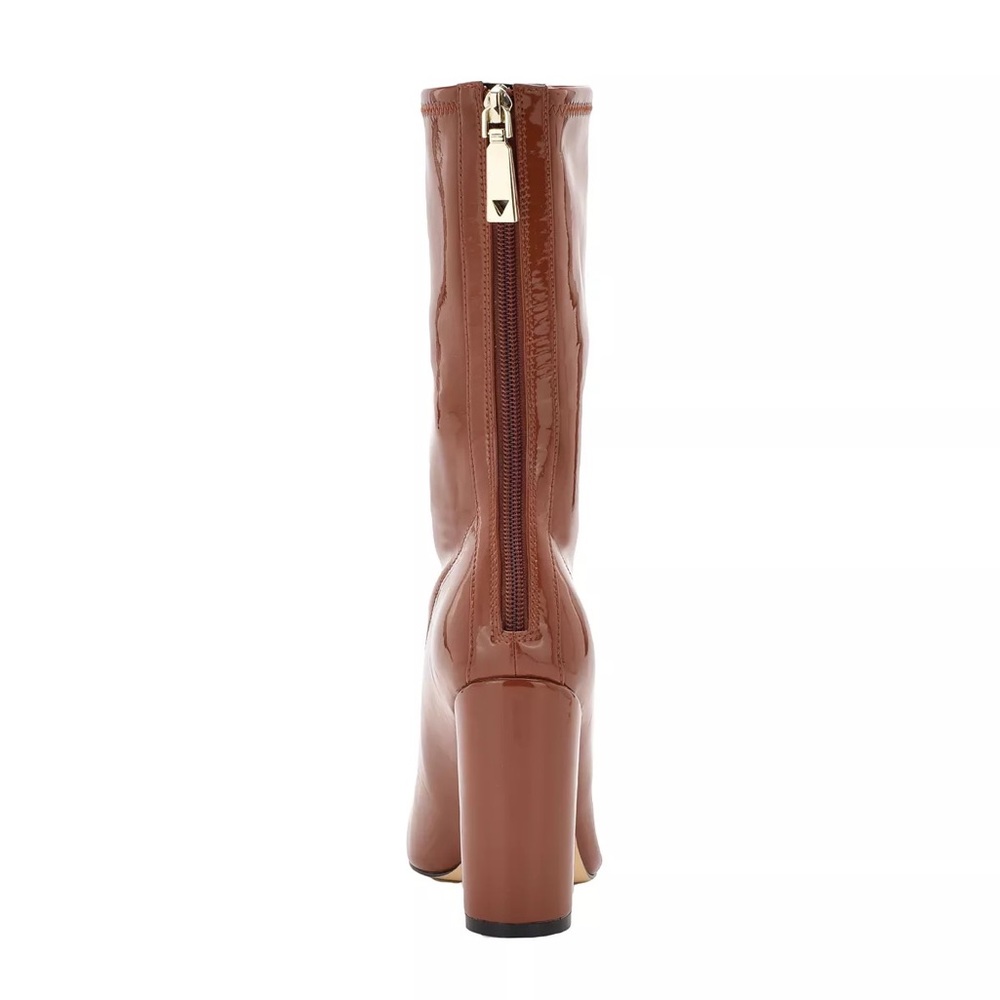 GUESS
Women's Abbale Block Heel Mid Calf Boots COLOR CARAMEL - Picture 2 of 5